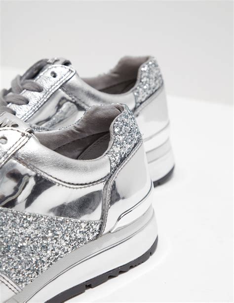 36 michael kors silver|michael kors shoes sale.